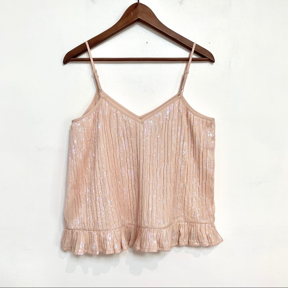 NWT Anthropologie Amelie Beaded Cami Rose Pin - Picture 3 of 6